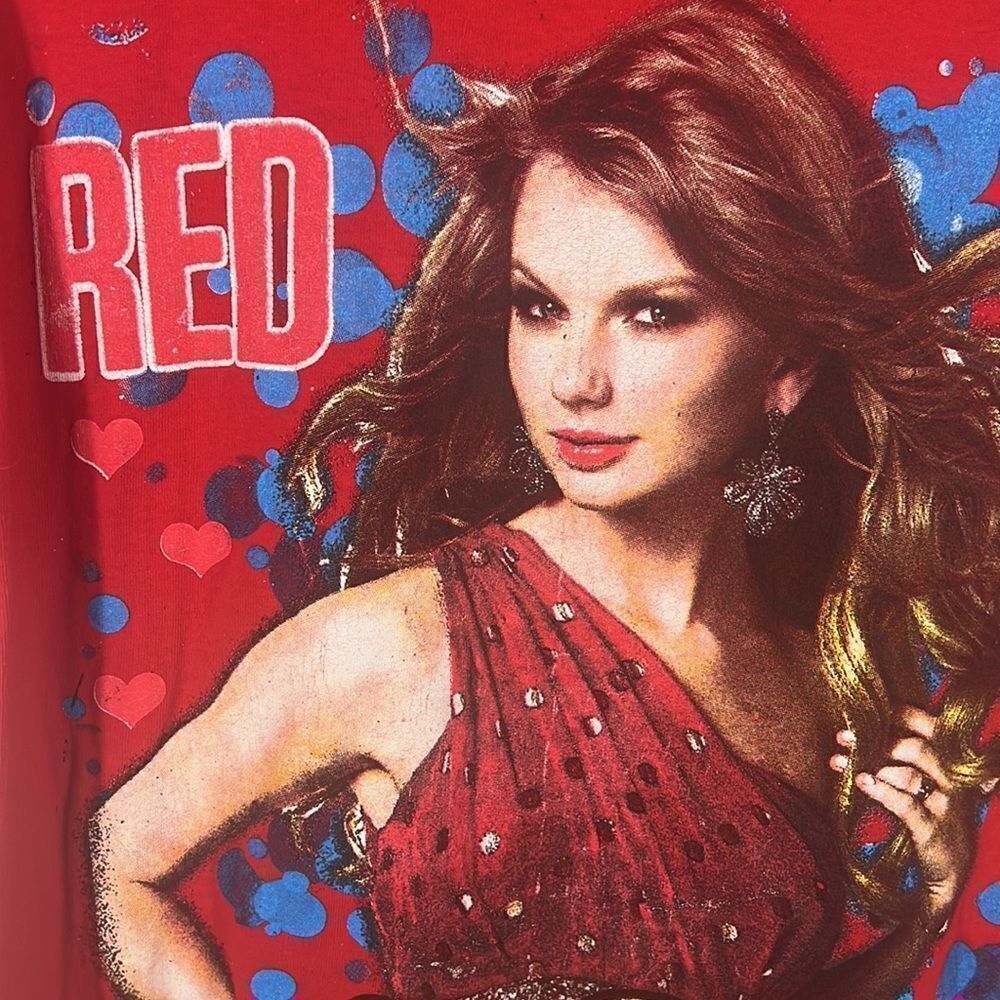 🔥🔥 TAYLOR SWIFT Red Tour 2013 - Music Band Tee - PERFECT- Sz Medium - Picture 4 of 8